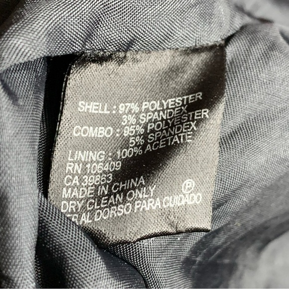 Size 4 Gianni Bini Black Shimmer Peplum Cocktail Dress Sleeveless Party Event - Picture 11 of 11